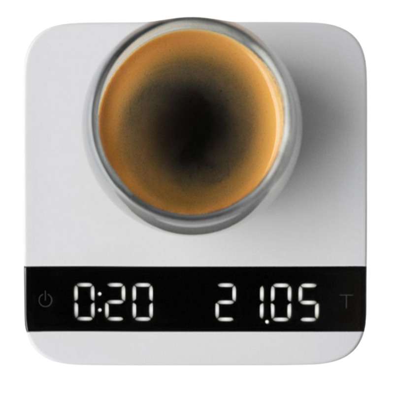 Acaia Lunar Kaffeewaage in Grau, präzise Digitalwaage für Espresso-Zubereitung