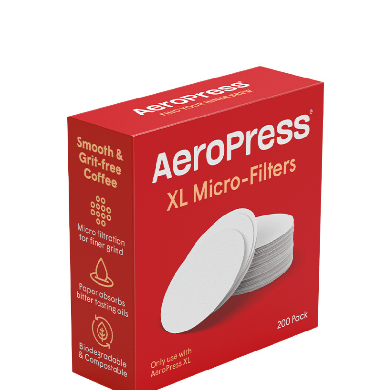 AeroPress XL Papierfilter für großvolumige Kaffeezubereitung