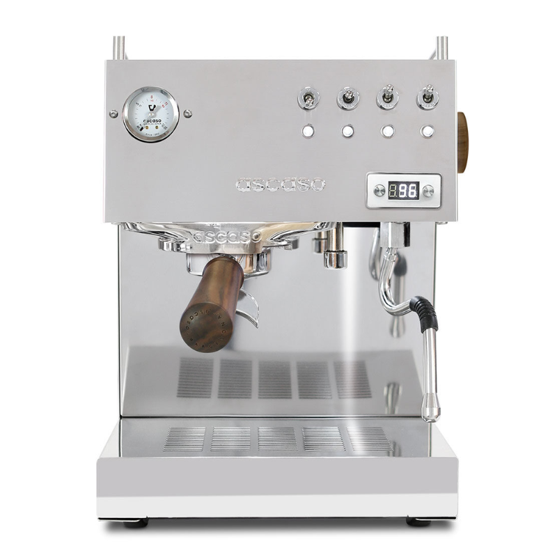 Ascaso Steel Duo PID Espressomaschine Edelstahl, Zweikreis-Siebträger professionell