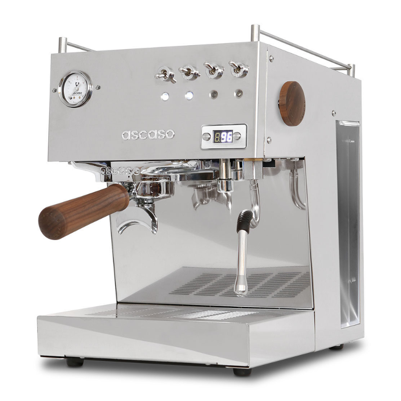 Ascaso Steel Duo PID Espressomaschine Edelstahl, Zweikreis-Siebträger professionell