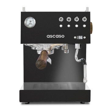 Ascaso Steel Duo PID Espressomaschine schwarz, Zweikreis-Siebträger mit PID-Steuerung