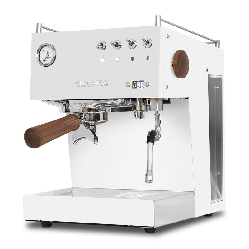 Ascaso Steel Duo PID Espressomaschine weiß, Zweikreis-Siebträger mit Temperaturkontrolle