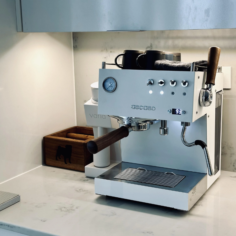 Ascaso Steel Duo Plus PID Espressomaschine, Zweikreis-Siebträger für Haushalt mit PID-Steuerung