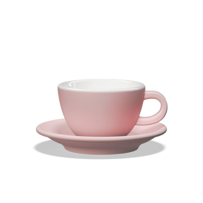 Tulipano Club House Cappuccino-Tasse rosa aus hochwertigem Porzellan