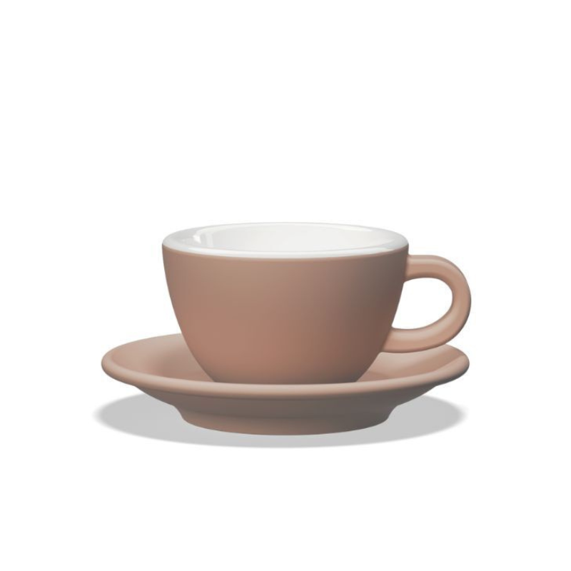 Tulipano Club House Cappuccino-Tasse sand aus hochwertigem Porzellan