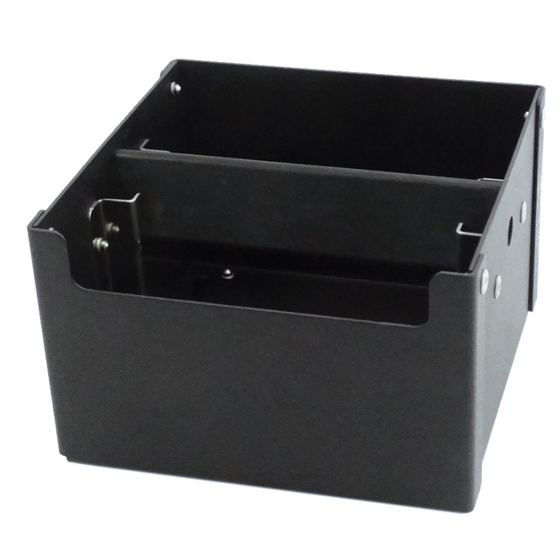 CKDC Puck Box Ausklopfschale schwarz aus Edelstahl