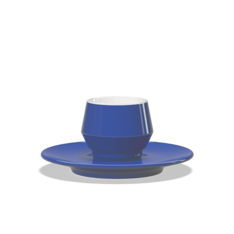 Mainko Club House Espresso-Tasse blau aus hochwertigem Porzellan