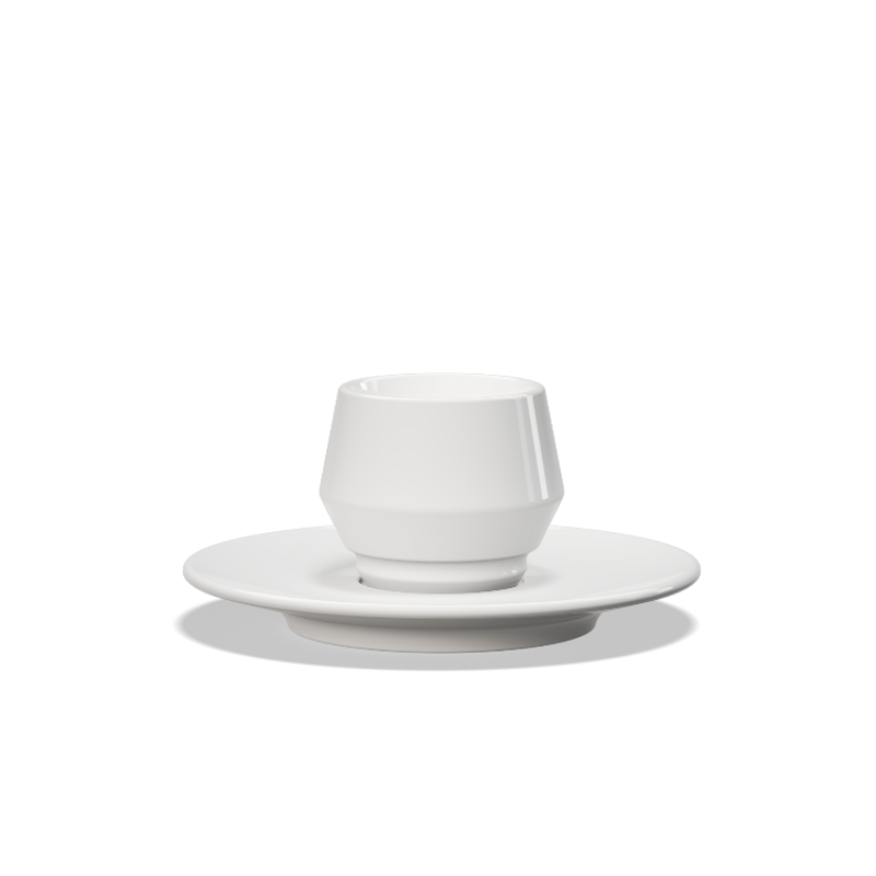 Mainko Club House Espresso-Tasse weiß aus hochwertigem Porzellan