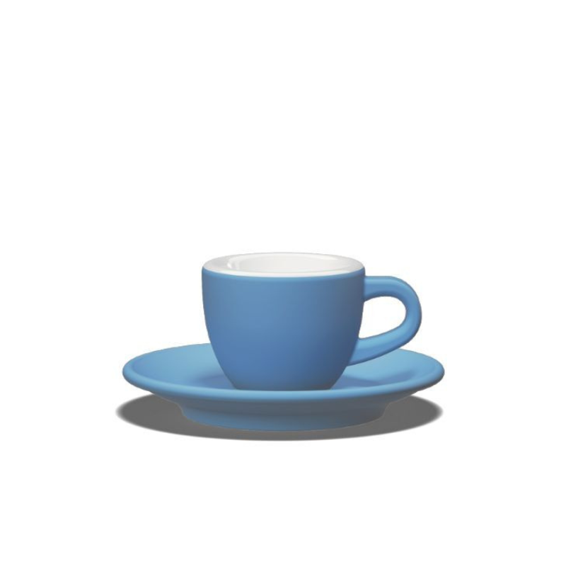 Tulipano Club House Espresso-Tasse blau aus hochwertigem Porzellan