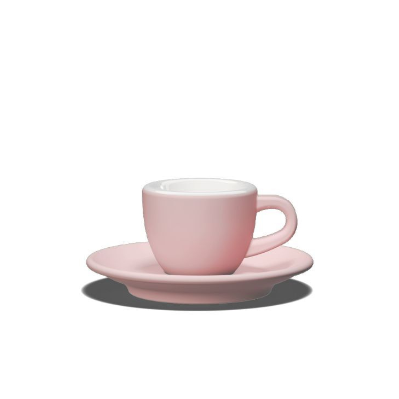 Tulipano Club House Espresso-Tasse rosa aus hochwertigem Porzellan