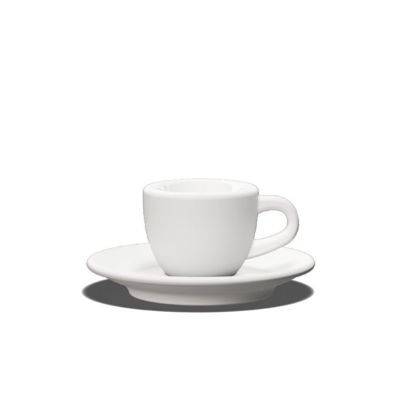 Tulipano Club House Espresso-Tasse weiß aus hochwertigem Porzellan