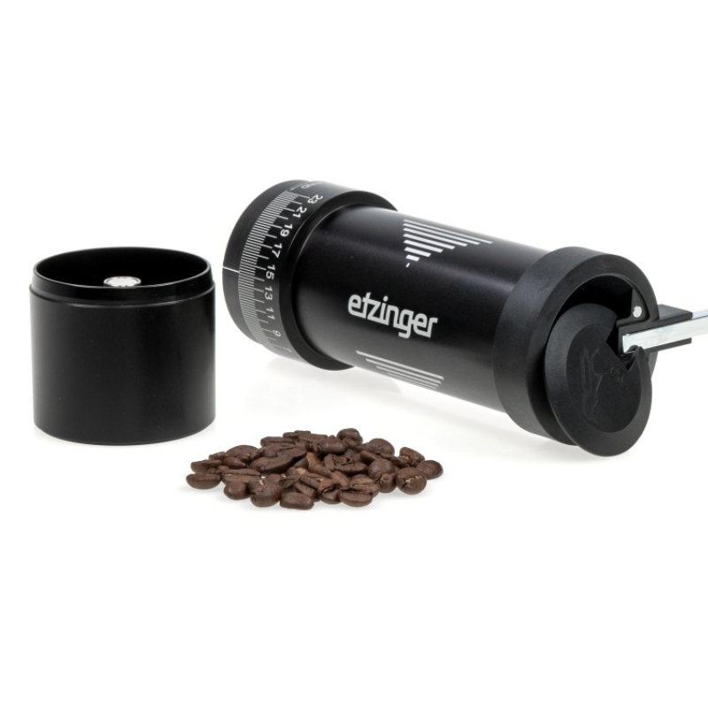 Etzinger Etz-I Handmühle Gesamtansicht, vollständig montierte Handkaffeemühle