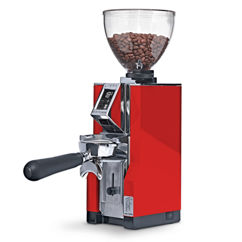 Eureka Libra 65 All Purpose Kaffeemühle rot mit Timer-Funktion