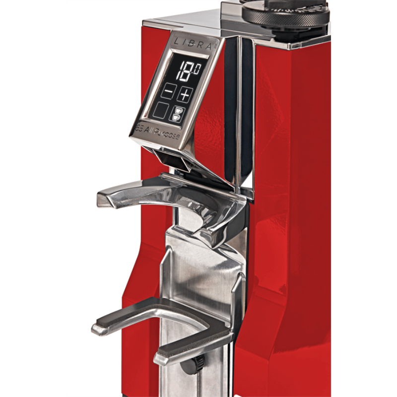 Eureka Libra 65 All Purpose Kaffeemühle rot mit Timer-Funktion