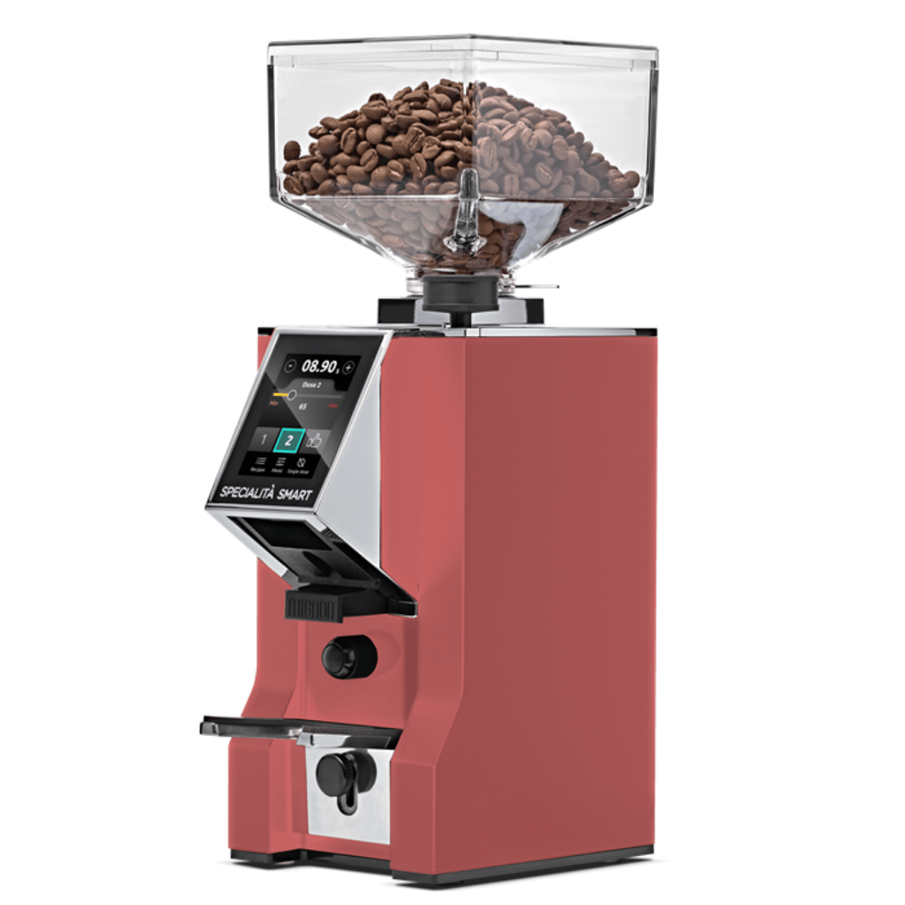 Eureka Mignon Specialità Smart Kaffeemühle clay-rot für professionellen Espresso