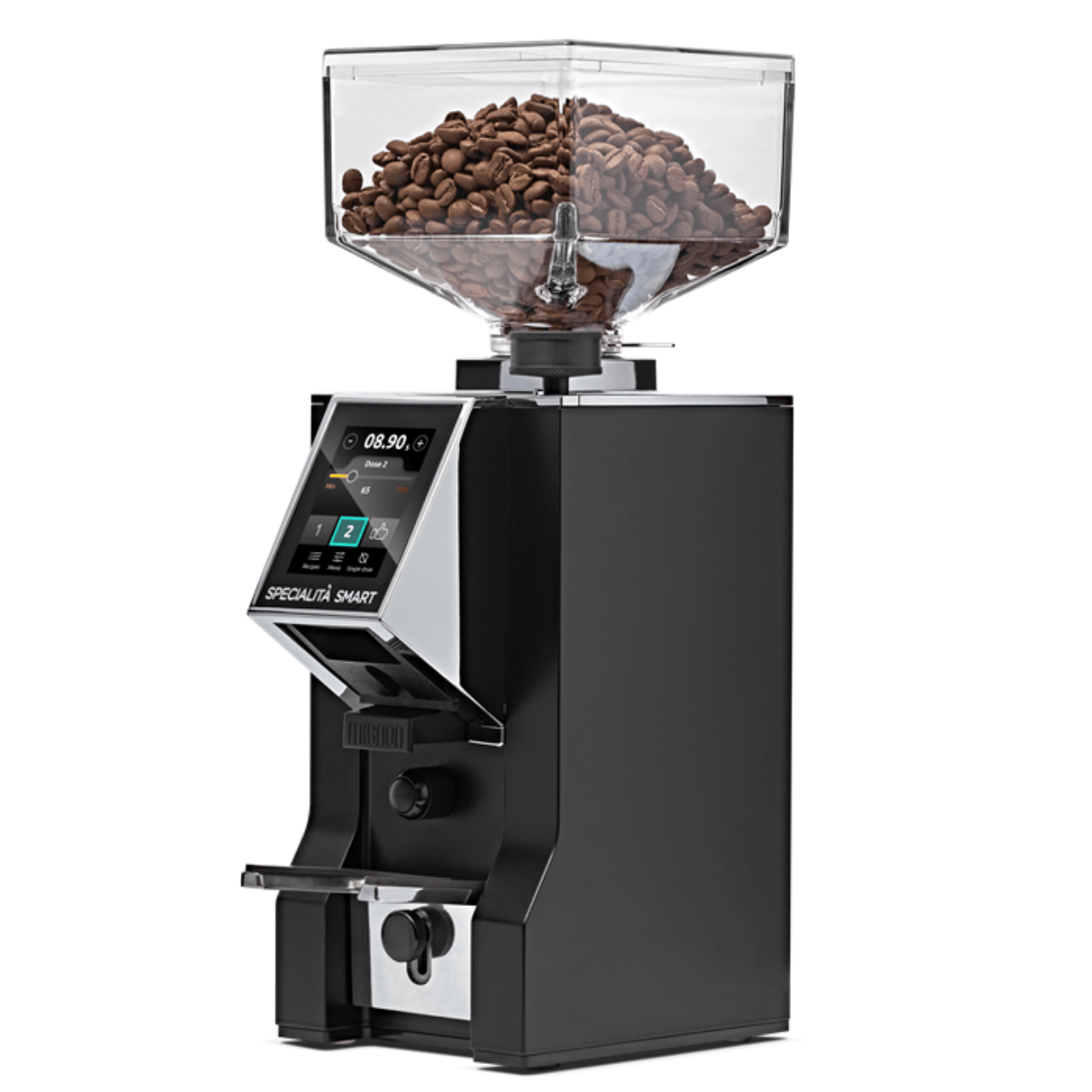 Eureka Mignon Specialità Smart Kaffeemühle schwarz für professionellen Espresso