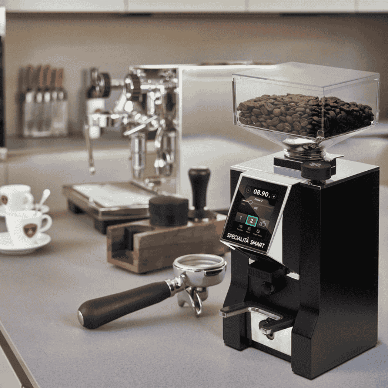 Eureka Mignon Specialità Smart Kaffeemühle für professionellen Espresso und Filter