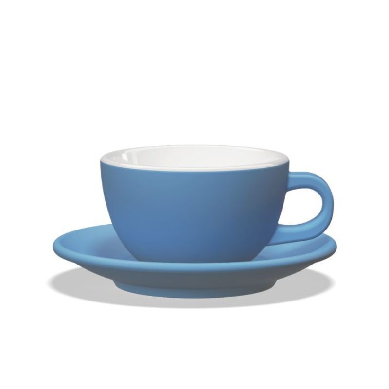 Tulipano Club House Latte-Tasse blau aus hochwertigem Porzellan
