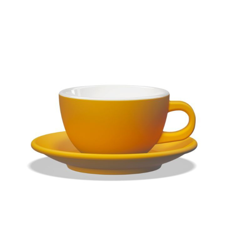 Tulipano Club House Latte-Tasse gelb aus hochwertigem Porzellan
