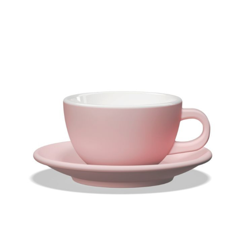 Tulipano Club House Latte-Tasse rosa aus hochwertigem Porzellan