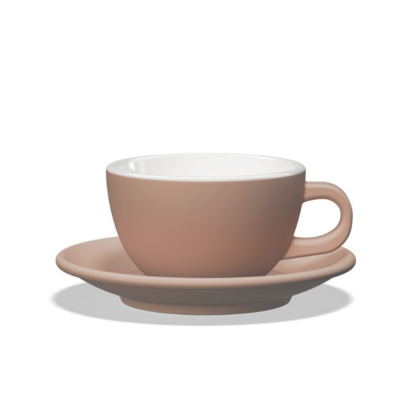 Tulipano Club House Latte-Tasse sand aus hochwertigem Porzellan