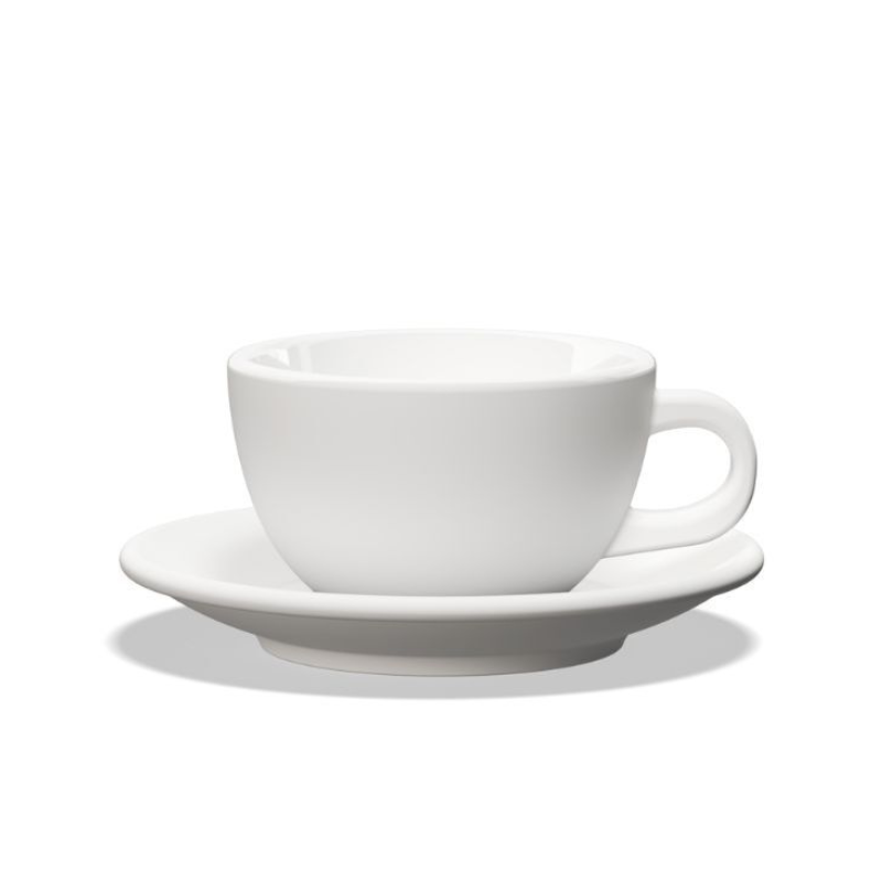 Tulipano Club House Latte-Tasse weiß aus hochwertigem Porzellan