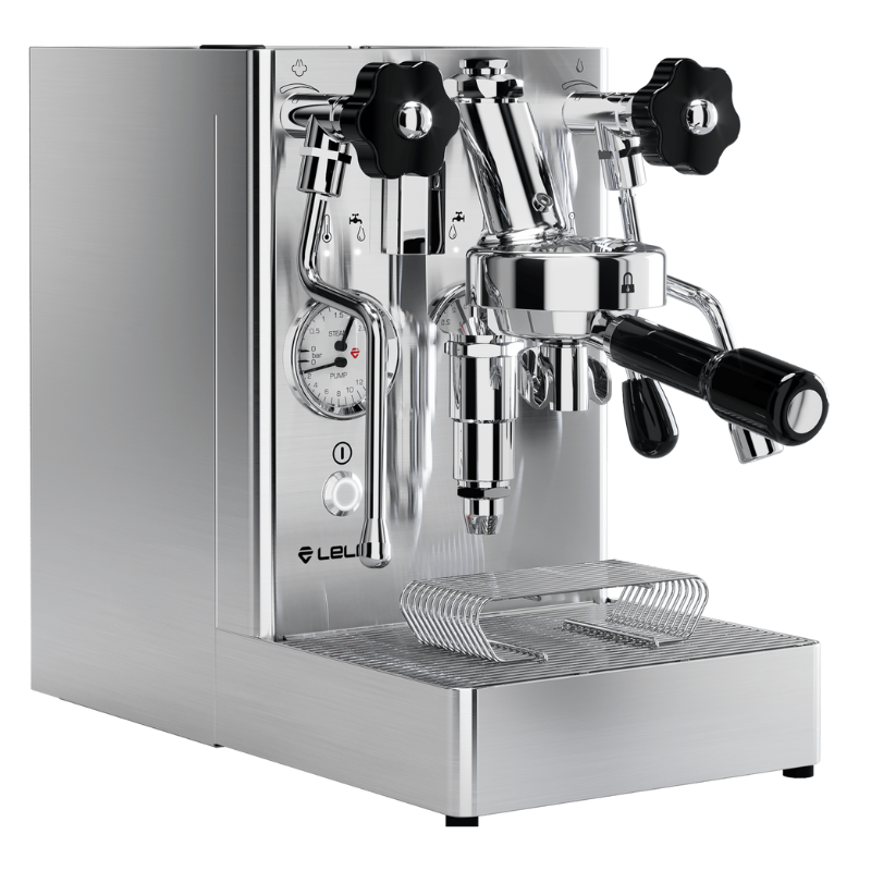 Lelit Mara pl62x V2 Frontansicht, erste Perspektive der PID-gesteuerten Maschine