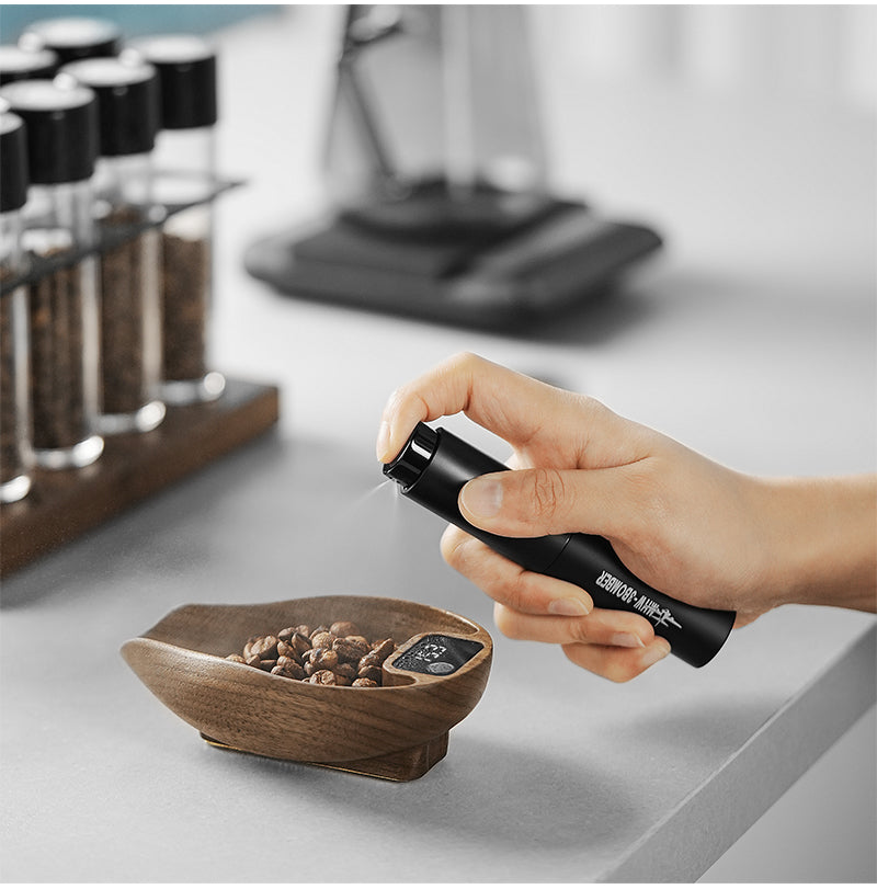 OVO digitale Kaffeewaage mit RTD Spray-Set für präzises Barista-Brewing