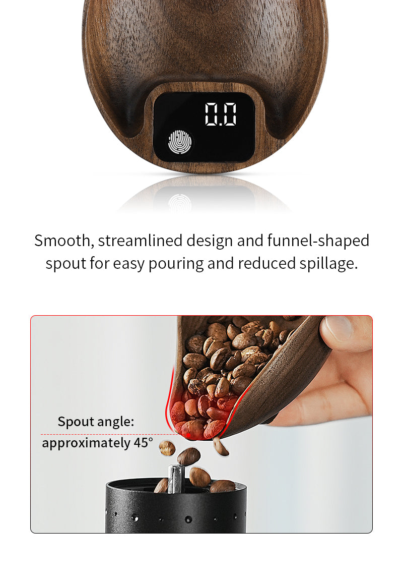 OVO digitale Kaffeewaage mit RTD Spray-Set für präzises Barista-Brewing