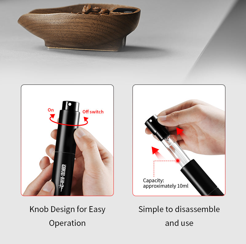 OVO digitale Kaffeewaage mit RTD Spray-Set für präzises Barista-Brewing