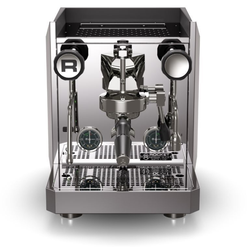 Rocket Giotto V Fast Espressomaschine aus Edelstahl mit Dual-Boiler-System