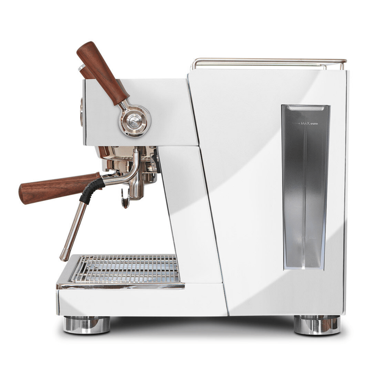 Ascaso Baby-T Plus Flow Control Schwarz, erste Perspektive der Premium-Waage