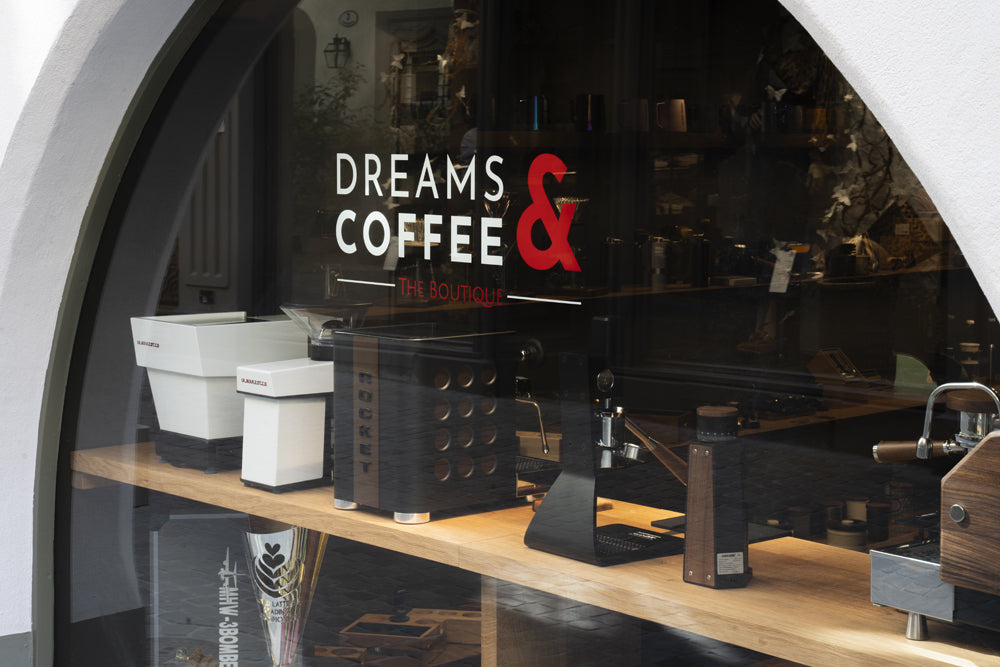 Schaufenster der Boutique Dreams & Coffee in Luzern