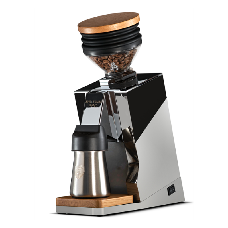 Eureka Oro Single Dose Pro schwarz/chrom für Espresso