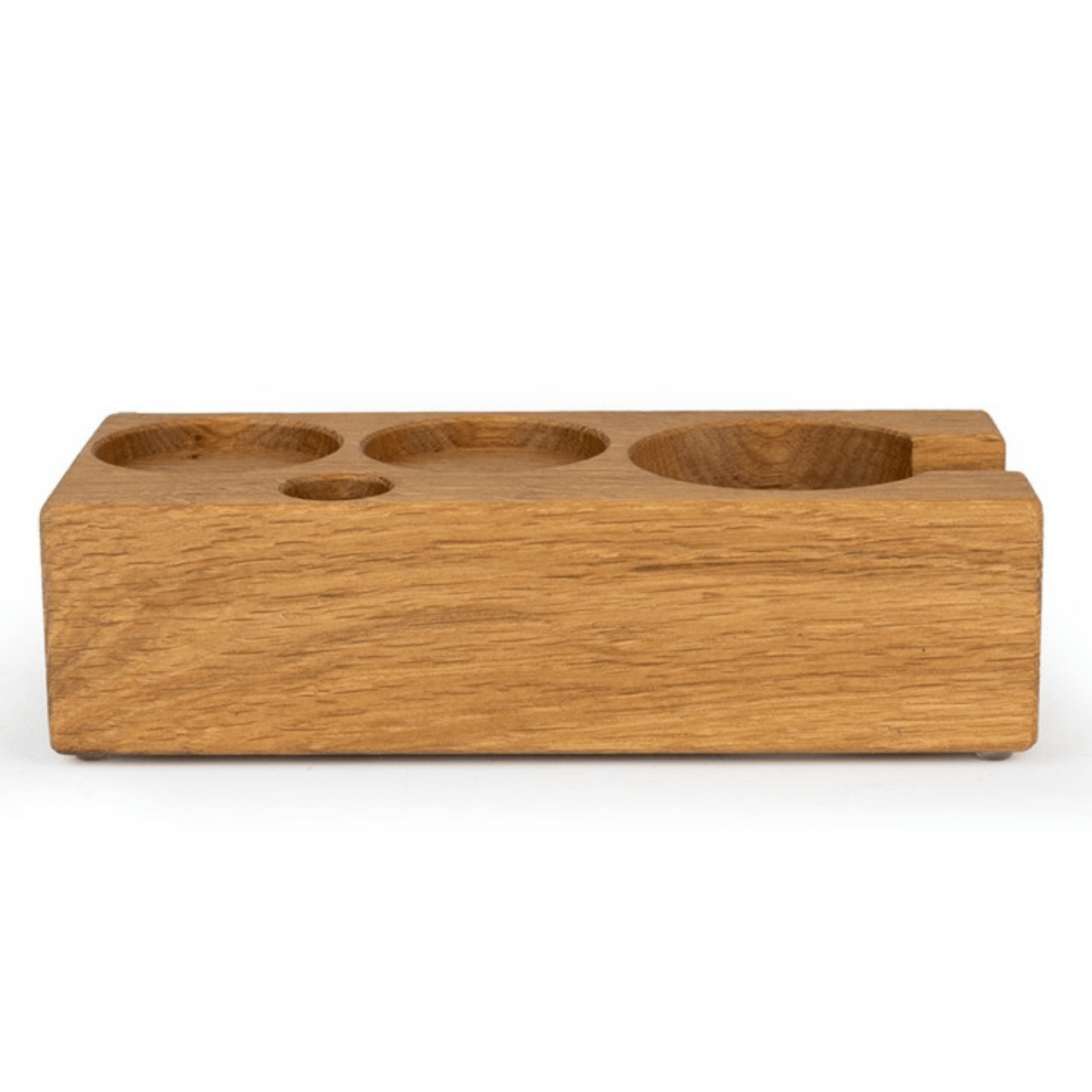 Holz Tampingstation Quattro (längs) – Kaffee Zubehör
