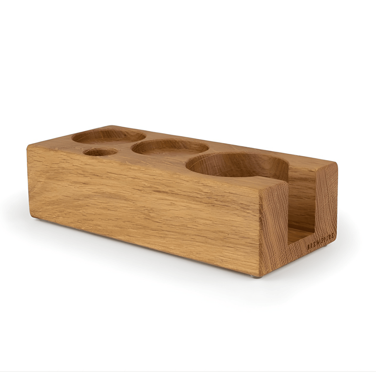Holz Tampingstation Quattro (längs) – Kaffee Zubehör