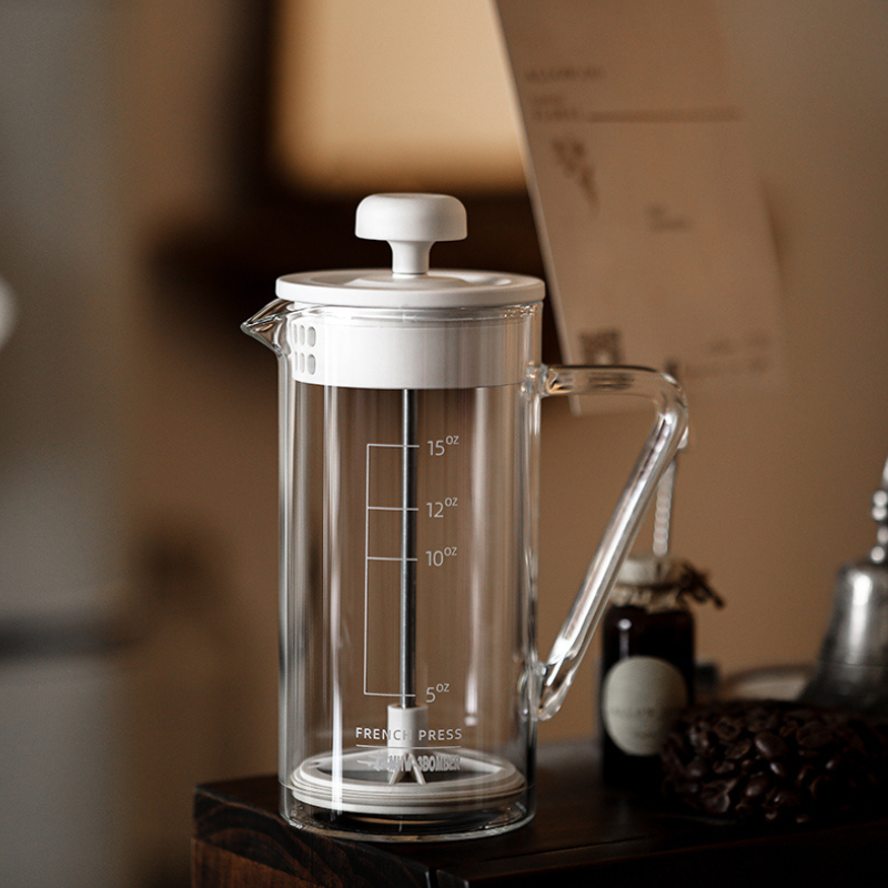 Gimme French Press 450ml Weiß – Kaffee Zubehör
