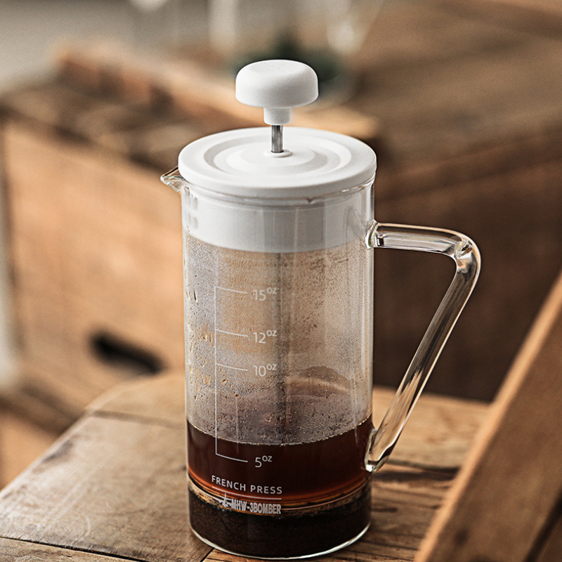 MHW-3Bomber - Gimme French Press 450ml Weiß