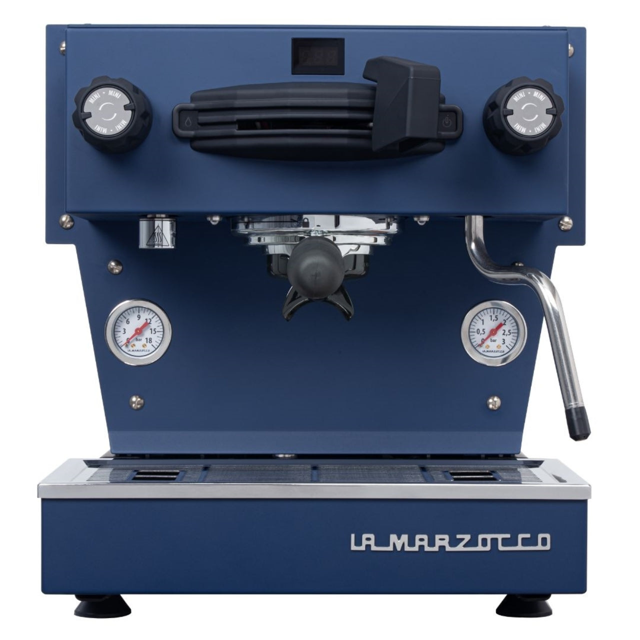 La Marzocco Linea Mini R Espressomaschine blau mit Dual-Boiler