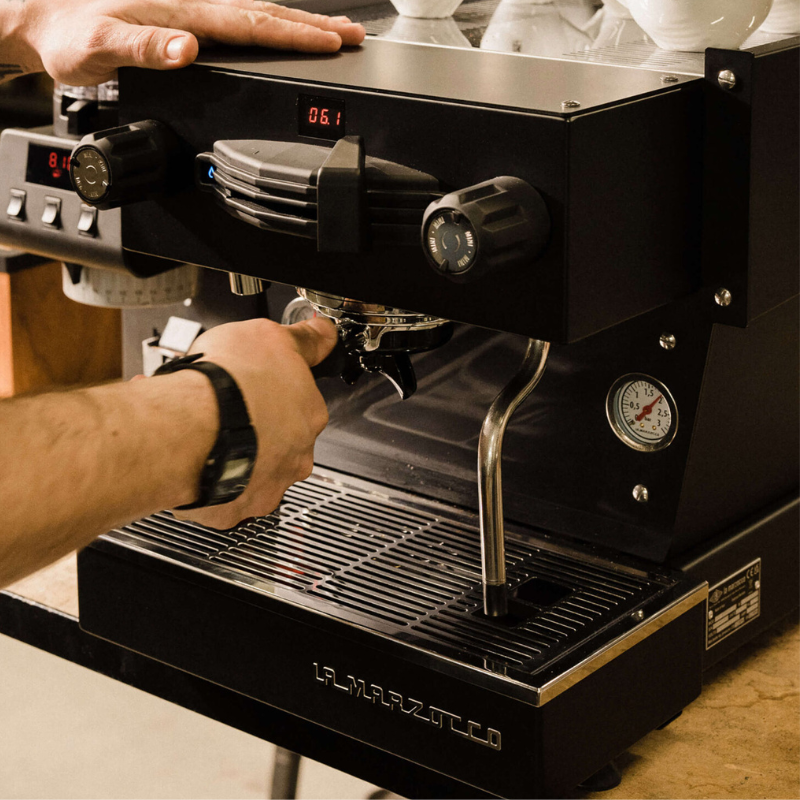 La Marzocco Linea Mini R Espressomaschine schwarz mit Dual-Boiler