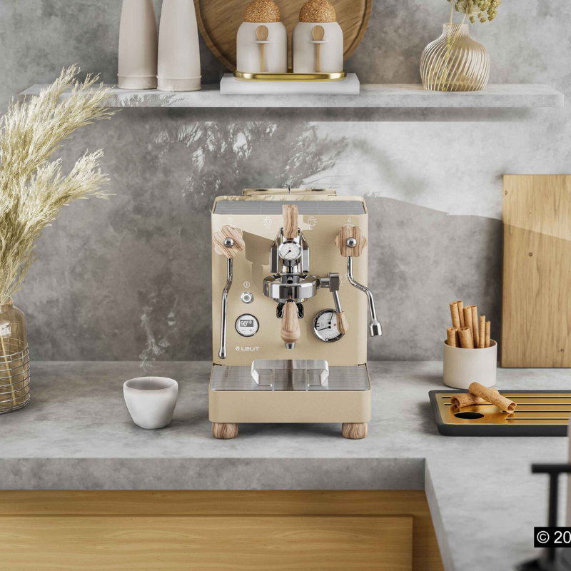 Lelit Pro Line V3 Espressomaschine gold für Heimbarista