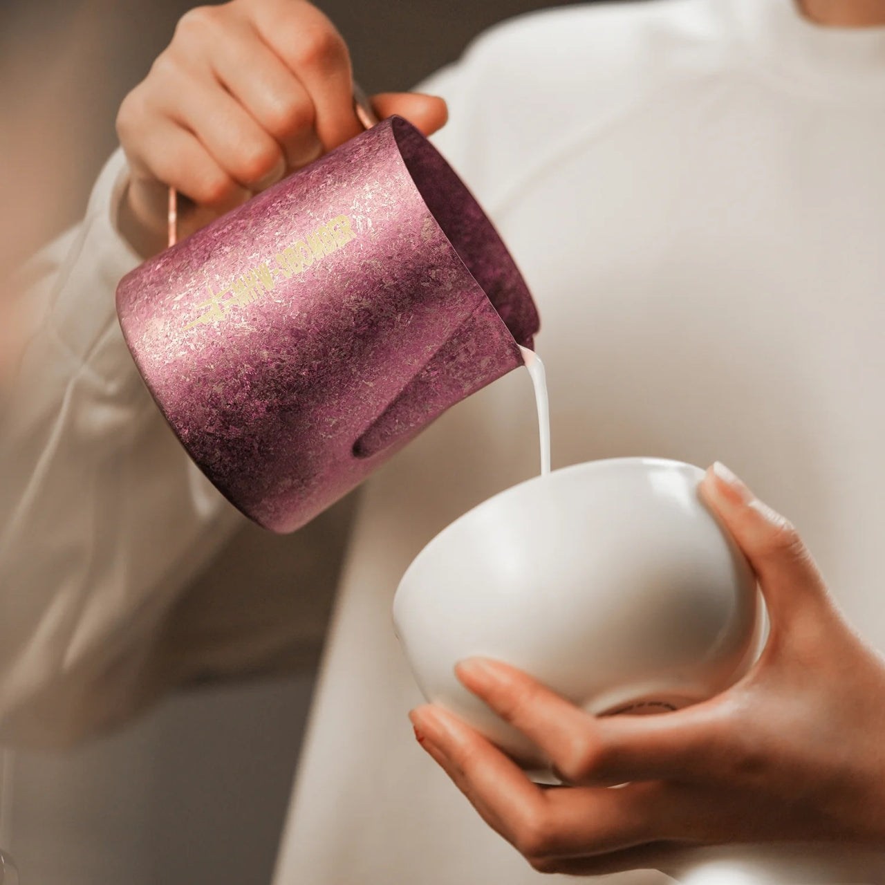 Titanium Milk Pitcher – Milchkännchen