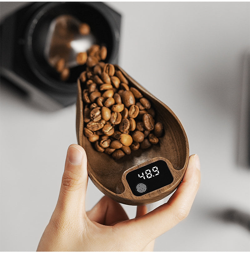 OVO digitale Kaffeewaage mit RTD Spray-Set für präzises Barista-Brewing