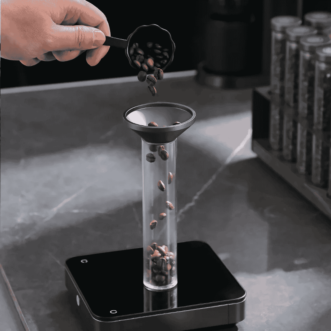 Kaffee Dosierbehälter – Kaffee Distributor