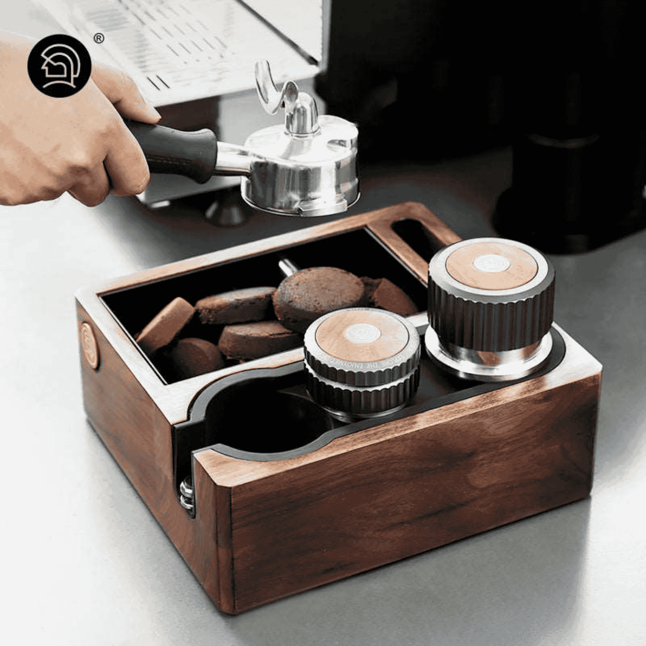 Multifunktionale Knock Box